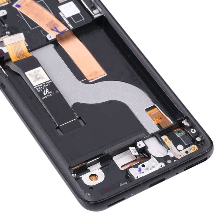 Original AMOLED LCD Screen for Asus Zenfone 8 ZS590KS Digitizer Full Assembly with FrameBlack)