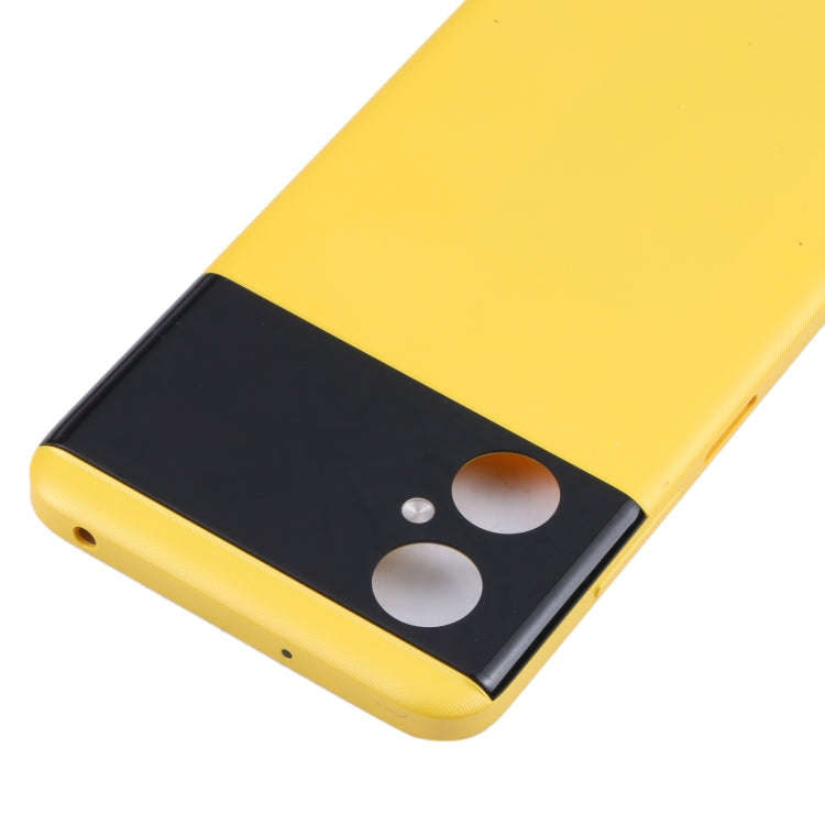 Original Battery Back Cover for Xiaomi Poco M4 5G / Poco M4 5G (India) / Redmi Note 11R(Yellow)