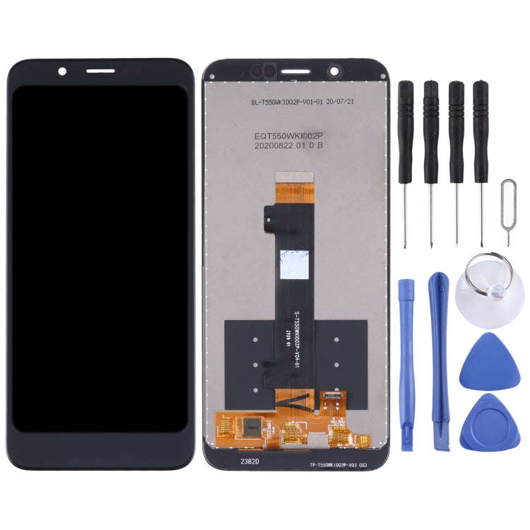 LCD Screen and Digitizer Full Assembly For Nokia 2 V Tella/C2 Tava/C2 Tennen(Black)