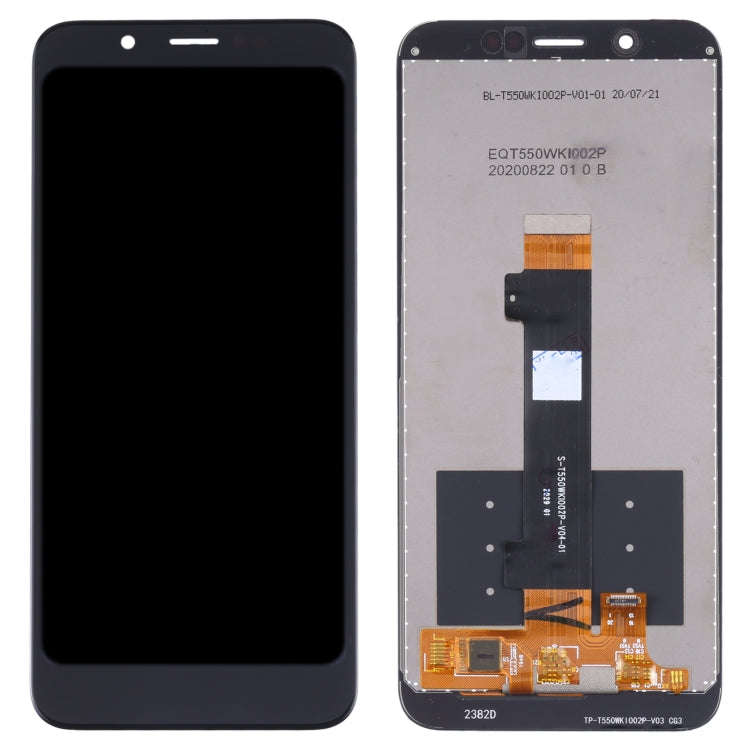 LCD Screen and Digitizer Full Assembly For Nokia 2 V Tella/C2 Tava/C2 Tennen(Black)