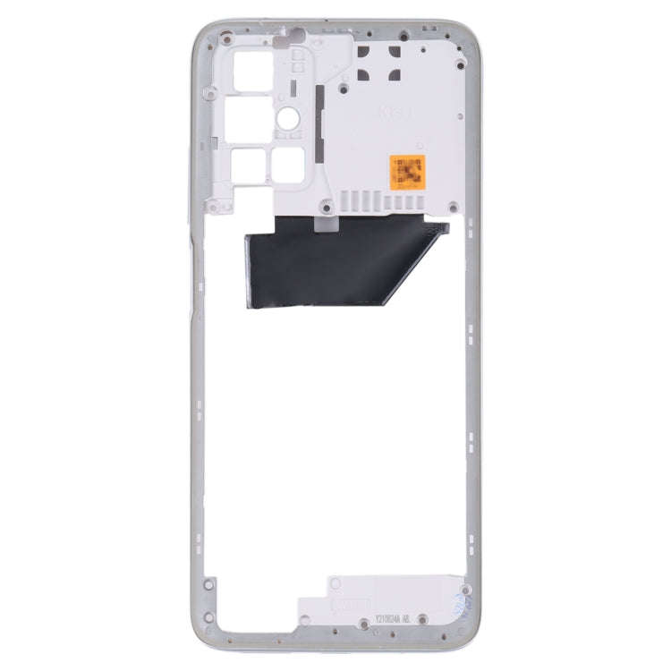 Middle Frame Bezel Plate for Xiaomi Redmi 10/Redmi 10 Prime/Redmi Note 11 4G/Redmi 10 2022(White)