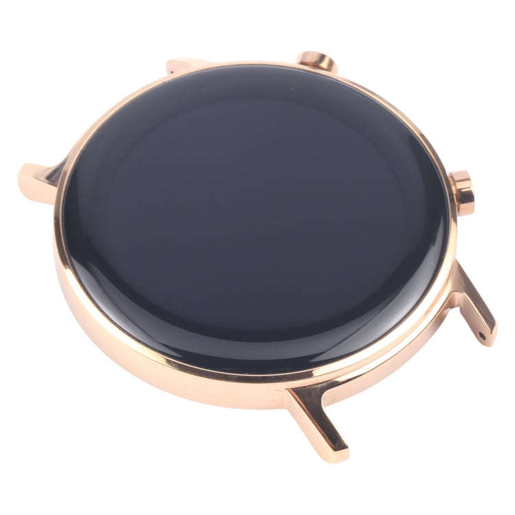 Original LCD Screen and Digitizer Full Assembly With Frame for Huawei Watch GT 2 42mm(Gold)