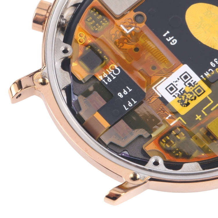 Original LCD Screen and Digitizer Full Assembly With Frame for Huawei Watch GT 2 42mm(Gold)
