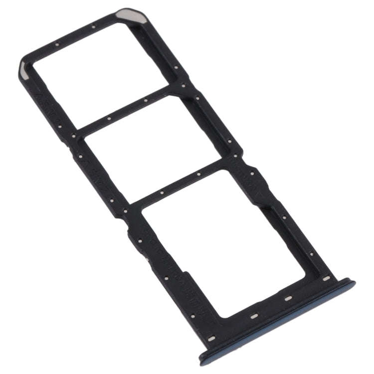 For OPPO Reno2 Z/Reno2 F  SIM Card Tray + SIM Card Tray + Micro SD card tray (Black)
