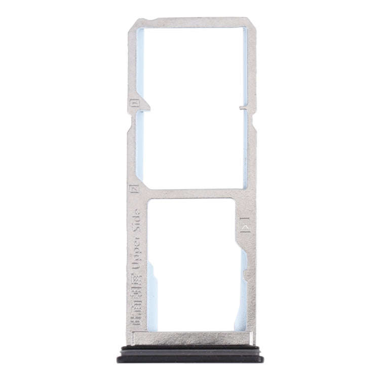 For OPPO Reno2 Z/Reno2 F  SIM Card Tray + SIM Card Tray + Micro SD card tray (Blue)