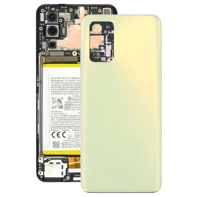For OPPO Realme Q3 Pro 5G / Realme Q3 Pro Carnival Original Battery Back Cover + Middle Frame (Ye...