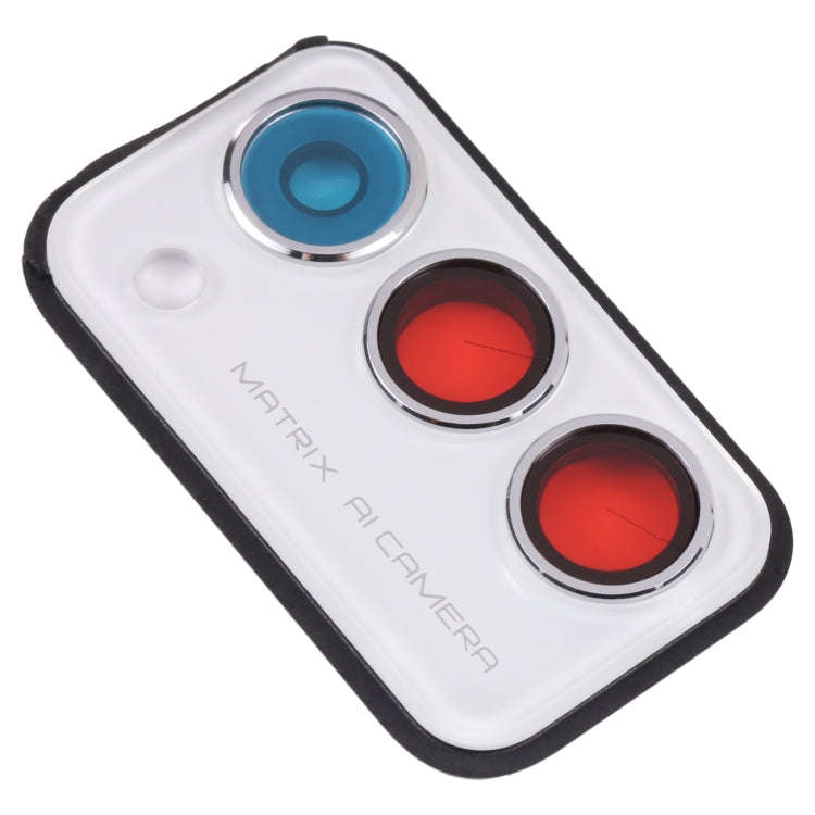 For OPPO Realme Q3 Pro 5G / Realme Q3 Pro Carnival  Back Camera Lens Frame (White)