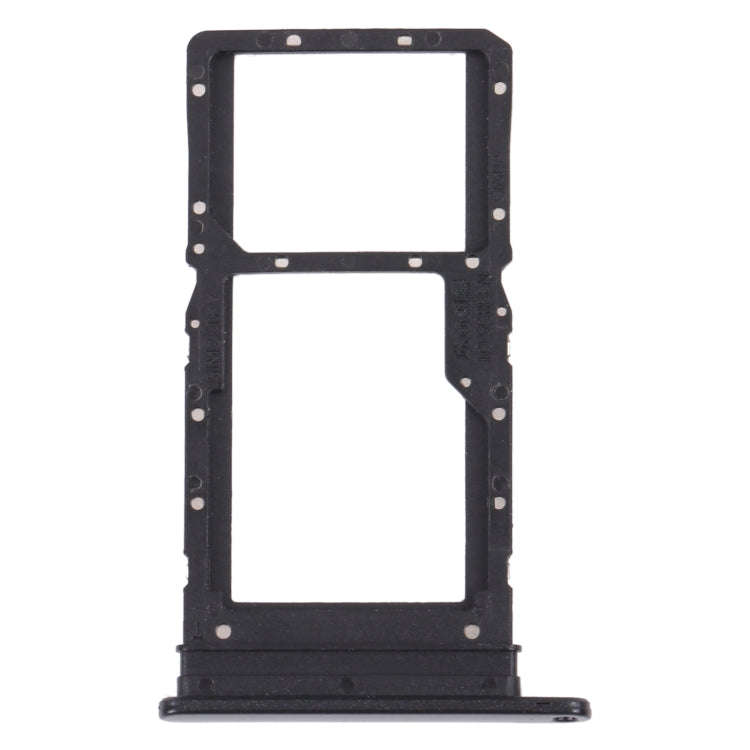 SIM Card Tray + SIM Card Tray / Micro SD Card Tray for Honor Play 30 Plus(Black)