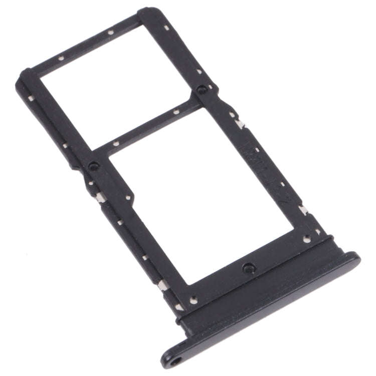 SIM Card Tray + SIM Card Tray / Micro SD Card Tray for Honor Play 30 Plus(Black)