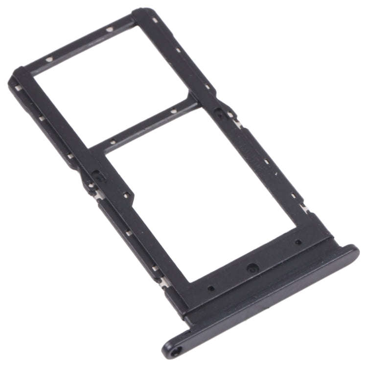SIM Card Tray + SIM Card Tray / Micro SD Card Tray for Honor Play 20 (Black)