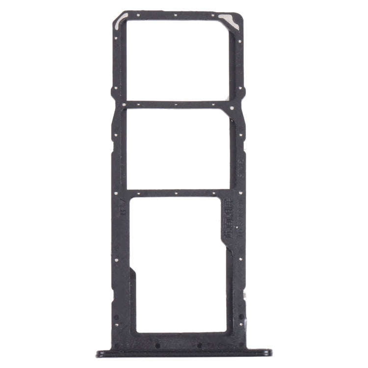 SIM Card Tray + SIM Card Tray + Micro SD Card Tray for Honor 20e (Black)