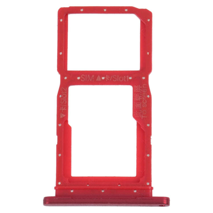 SIM Card Tray + SIM Card Tray / Micro SD Card Tray for Honor 9X (Red)
