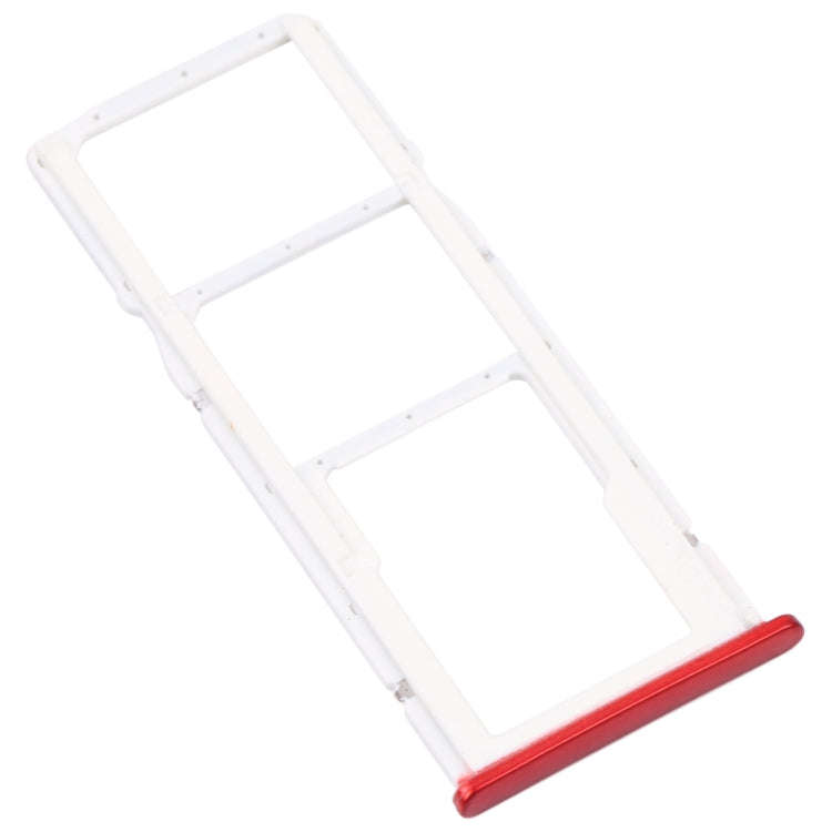 SIM Card Tray + SIM Card Tray + Micro SD Card Tray for Honor 7C (Red)