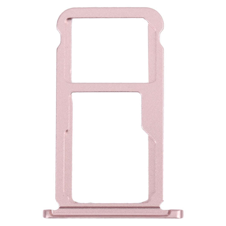SIM Card Tray + SIM Card Tray / Micro SD Card Tray for Honor Mate 9 Lite (Pink)