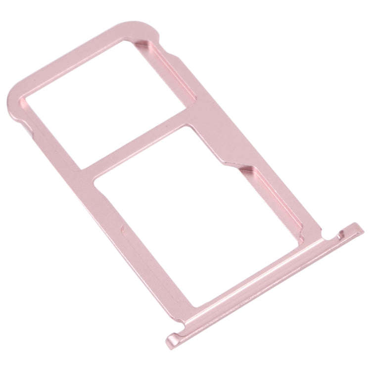 SIM Card Tray + SIM Card Tray / Micro SD Card Tray for Honor Mate 9 Lite (Pink)