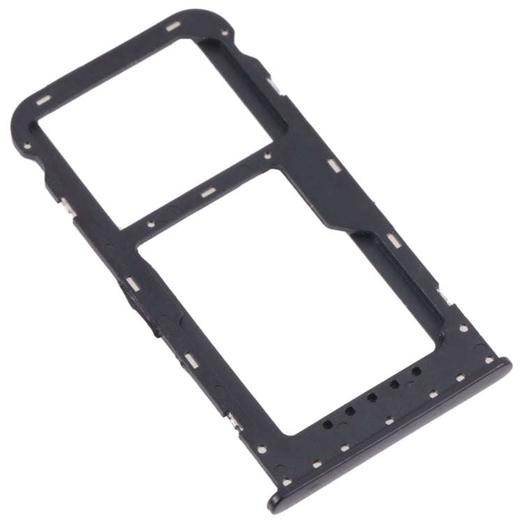 SIM Card Tray + SIM Card Tray / Micro SD Card Tray for Honor 6C Pro (Black)