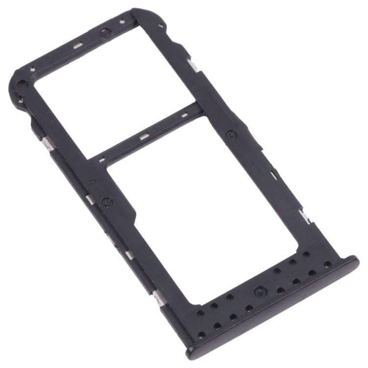 SIM Card Tray + SIM Card Tray / Micro SD Card Tray for Honor 6C Pro (Black)
