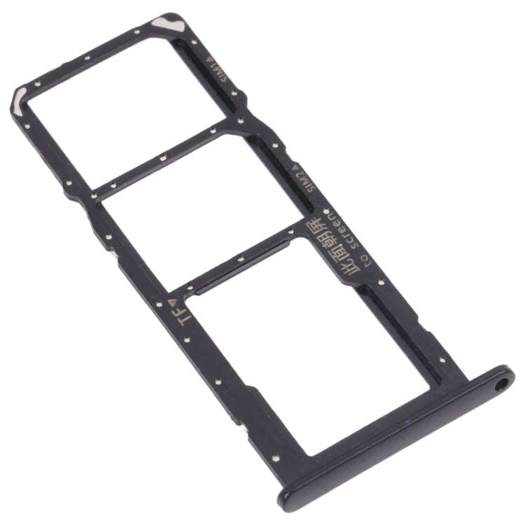SIM Card Tray + SIM Card Tray / Micro SD Card Tray for Huawei Enjoy 20e (Black)