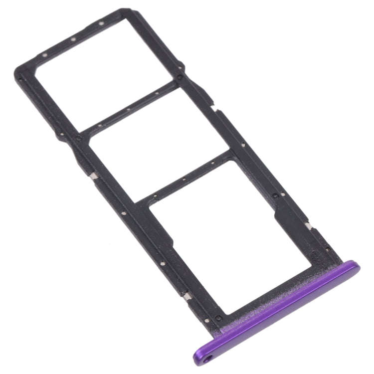 SIM Card Tray + SIM Card Tray / Micro SD Card Tray for Huawei Enjoy 20e (Purple)