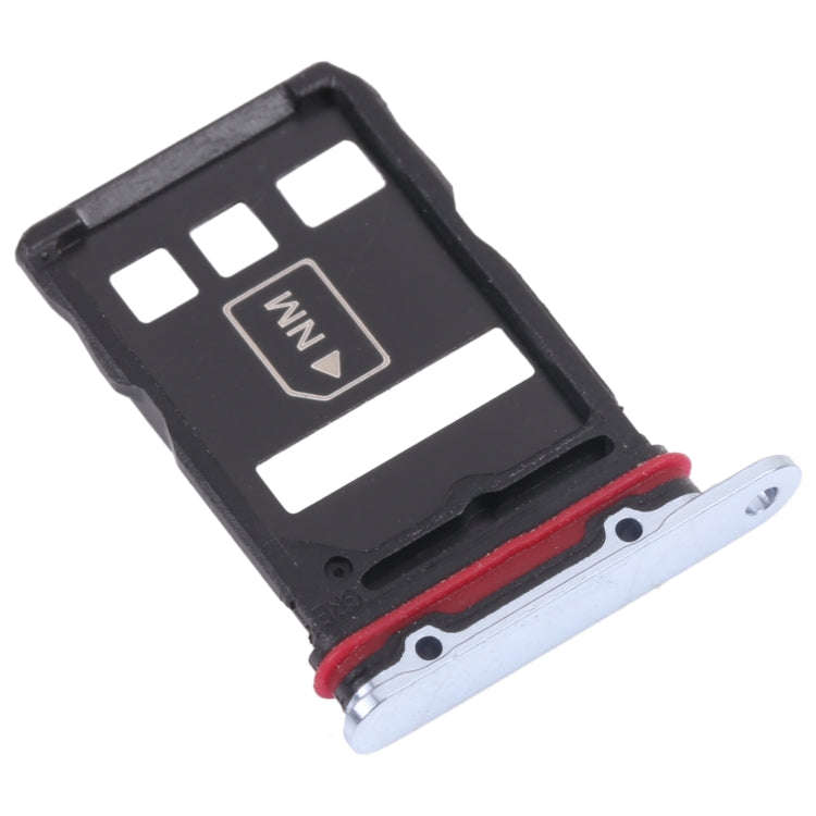 SIM Card Tray + NM Card Tray for Huawei P50 Pro+ (Blue)