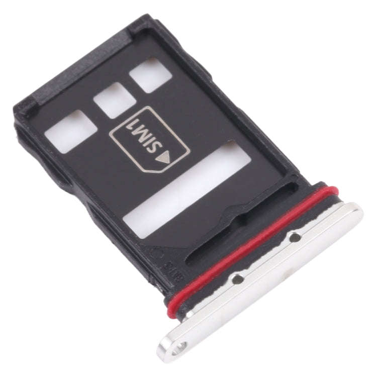 SIM Card Tray + NM Card Tray for Huawei P50 (Silver)