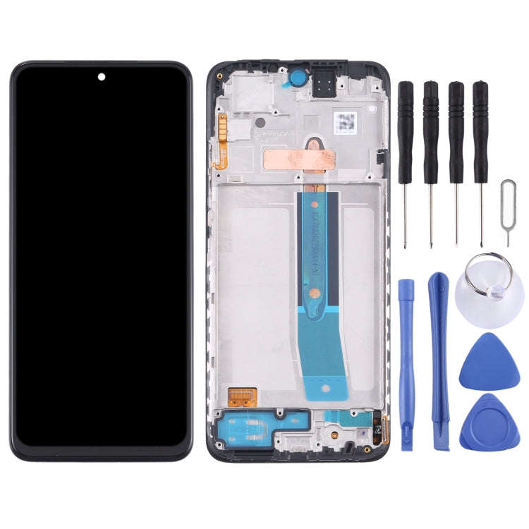 Original AMOLED LCD Screen and Digitizer Full Assembly with Frame for Xiaomi Redmi Note 11 4G 220...