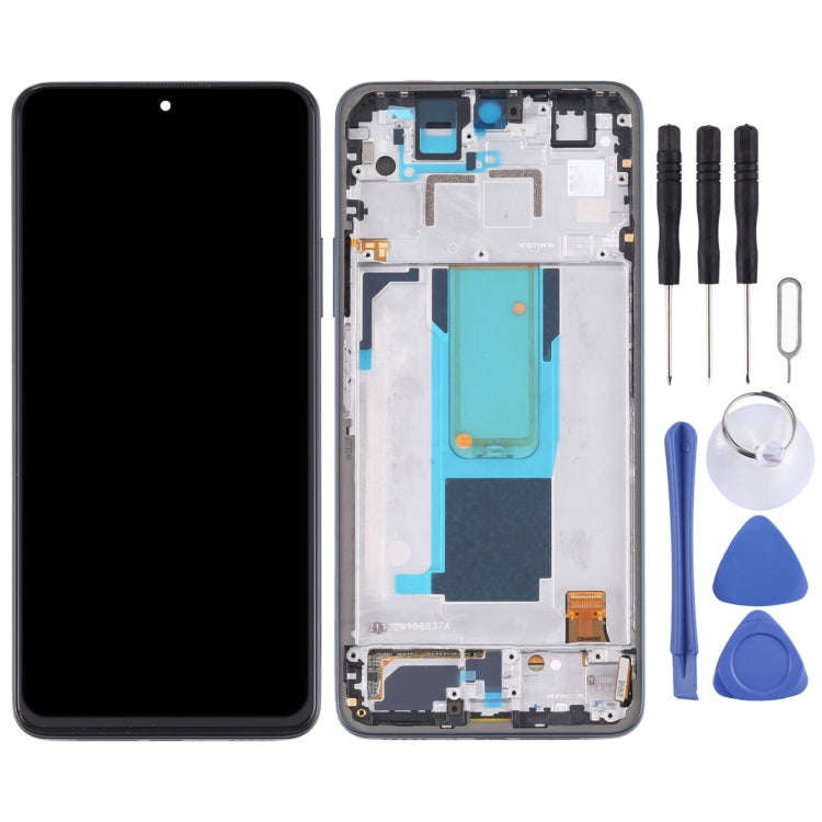 Original LCD Screen and Digitizer Full Assembly with Frame for Xiaomi Redmi Note 11 Pro China/Red...