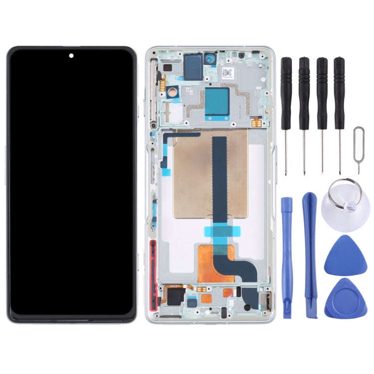 Original LCD Screen and Digitizer Full Assembly with Frame for Xiaomi Redmi K50 Gaming/Poco F4 GT...