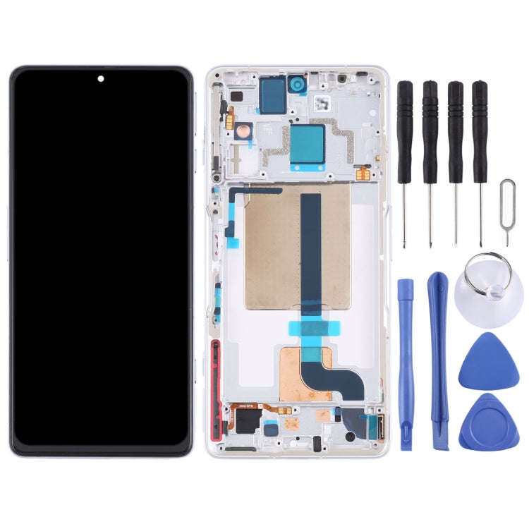 Original LCD Screen and Digitizer Full Assembly with Frame for Xiaomi Redmi K50 Gaming/Poco F4 GT...