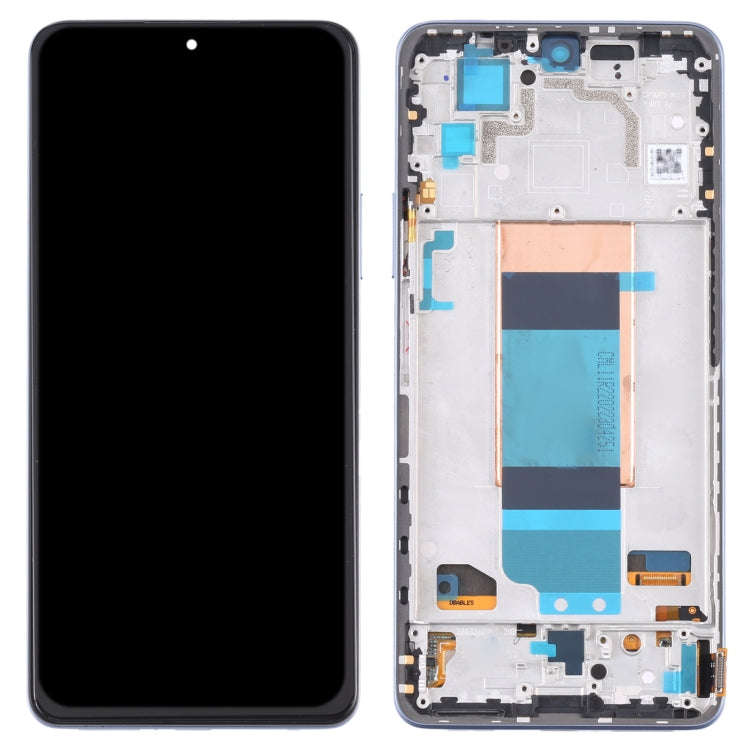 Original LCD Screen for Xiaomi Redmi K40S Digitizer Full Assembly with Frame(Blue)