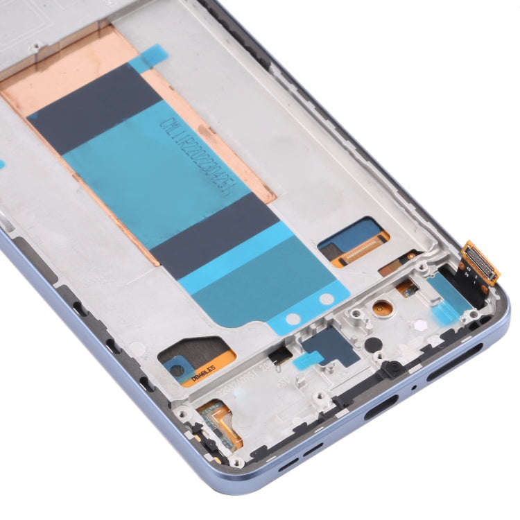 Original LCD Screen for Xiaomi Redmi K40S Digitizer Full Assembly with Frame(Blue)