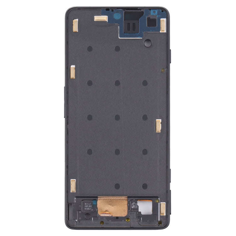 Front Housing LCD Frame Bezel Plate for Xiaomi Redmi K50 Gaming/Poco F4 GT(Black)