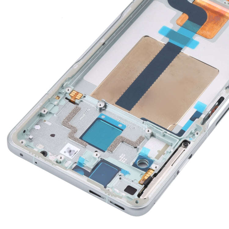Front Housing LCD Frame Bezel Plate for Xiaomi Redmi K50 Gaming/Poco F4 GT(Green)