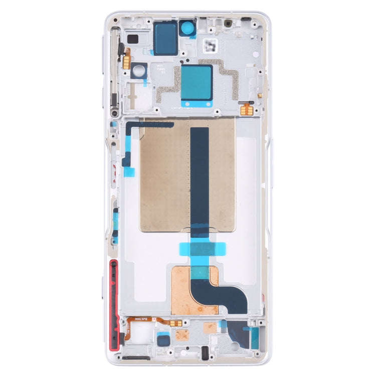 Front Housing LCD Frame Bezel Plate for Xiaomi Redmi K50 Gaming/Poco F4 GT(White)