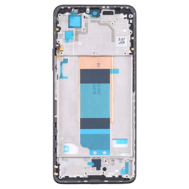 Front Housing LCD Frame Bezel Plate for Xiaomi Redmi K40S / Poco F4(Black)