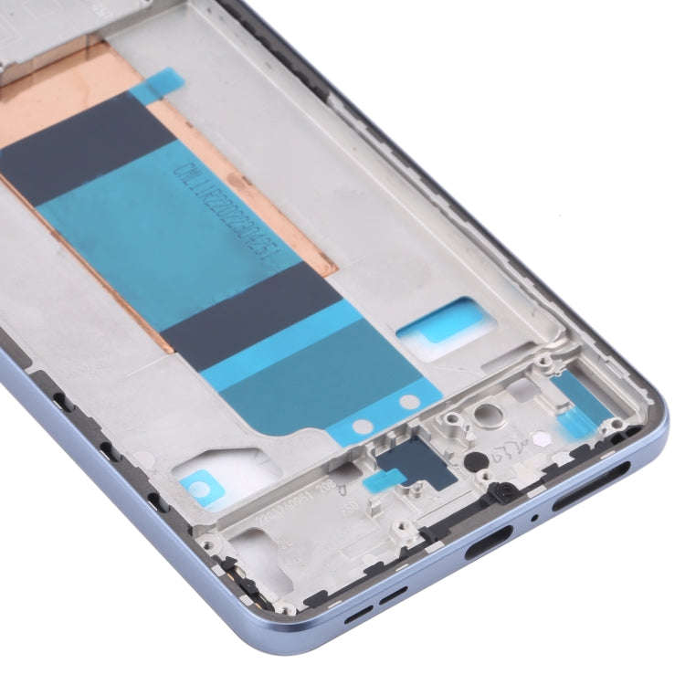 Front Housing LCD Frame Bezel Plate for Xiaomi Redmi K40S / Poco F4(Blue)
