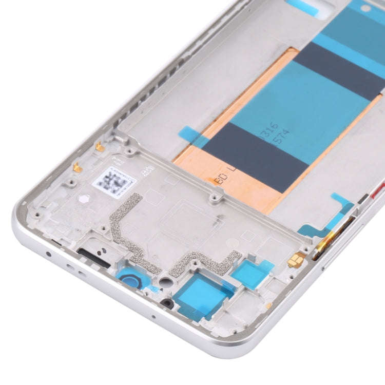 Front Housing LCD Frame Bezel Plate for Xiaomi Redmi K40S / Poco F4(Silver)