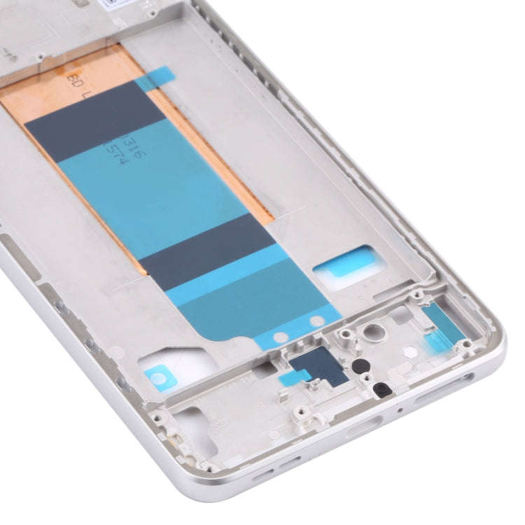 Front Housing LCD Frame Bezel Plate for Xiaomi Redmi K40S / Poco F4(Silver)
