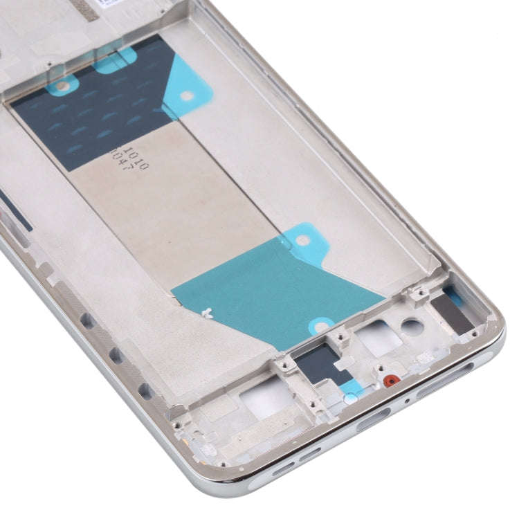 Front Housing LCD Frame Bezel Plate for Xiaomi Redmi K50 / Redmi K50 Pro(Silver)