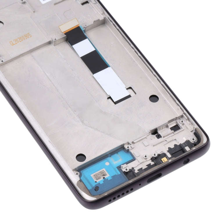 TFT LCD Screen for Motorola Moto G 5G Digitizer Full Assembly with Frame (Purple)