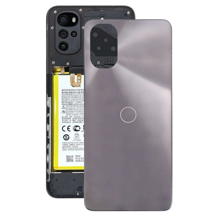 Original Battery Back Cover for Motorola Moto G22(Black)