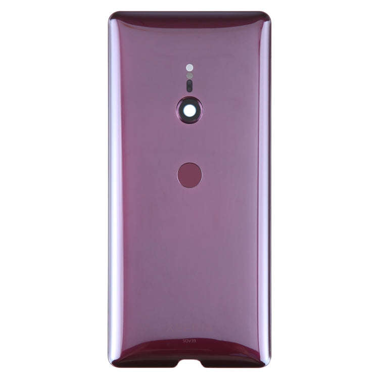 Original Battery Back Cover with Fingerprint for Sony Xperia XZ3(Rose Red)