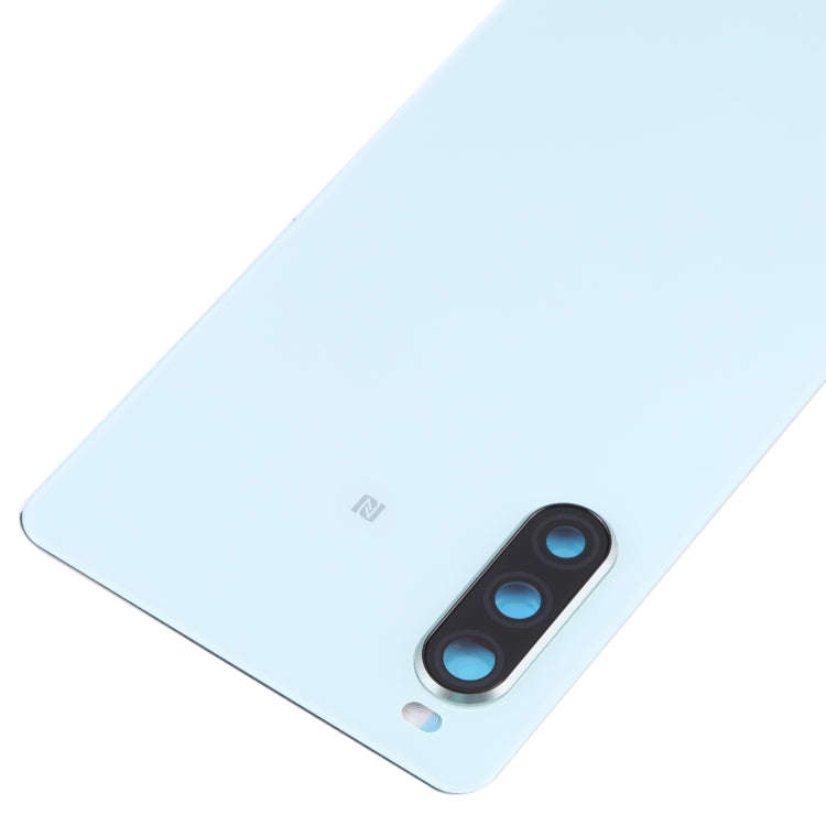 Original Battery Back Cover with Fingerprint for Sony Xperia 10 II(Green)
