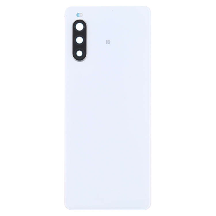 Original Battery Back Cover with Fingerprint for Sony Xperia 10 II(White)