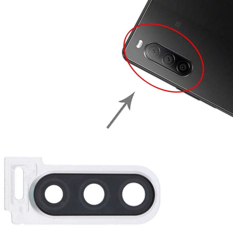 Camera Lens Cover for Sony Xperia 10 II (Silver)