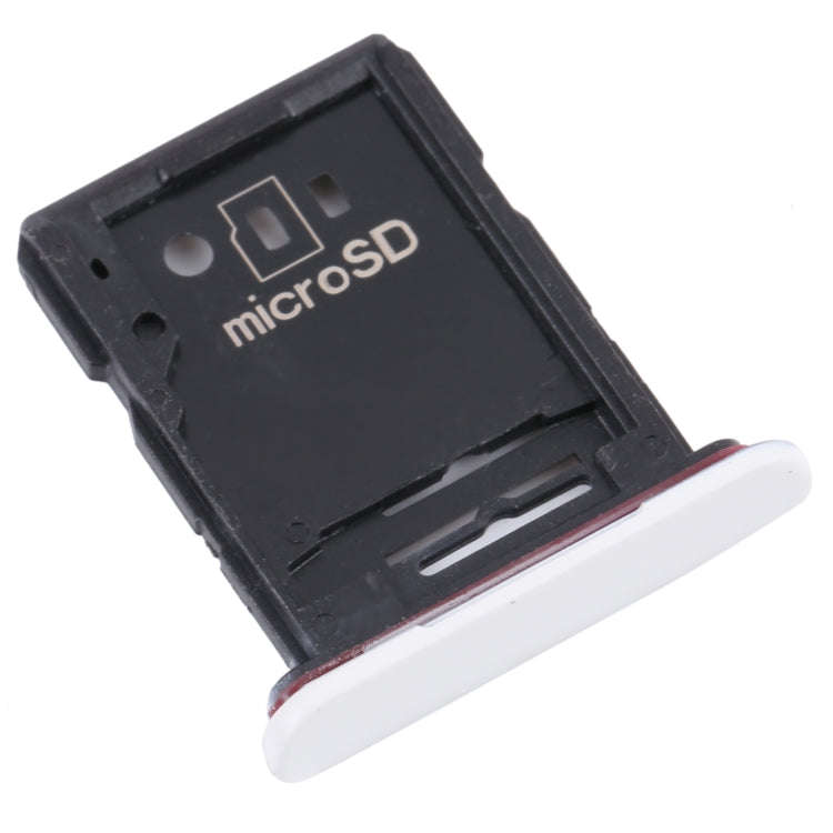 SIM Card Tray + Micro SD Card Tray for Sony Xperia 10 III (White)