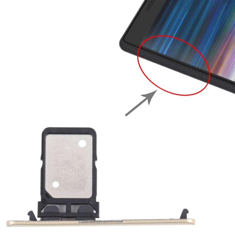 SIM Card Tray for Sony Xperia 10 Plus (Gold)