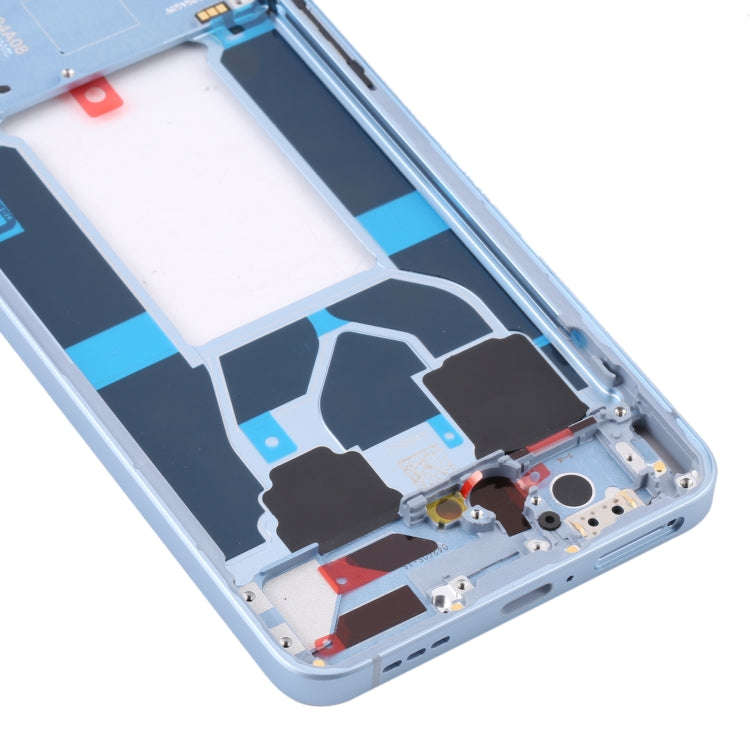 For OPPO Reno6 5G PEQM00 CPH2251 Original Front Housing LCD Frame Bezel Plate (Blue)