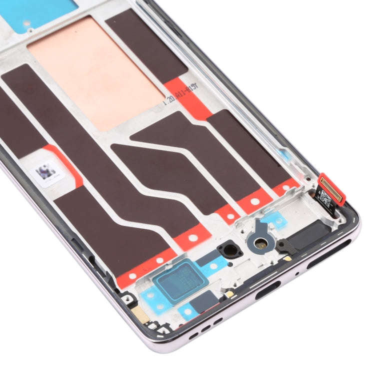 Original LCD Screen For OPPO Reno5 Pro 5G Digitizer Full Assembly with Frame(Silver)