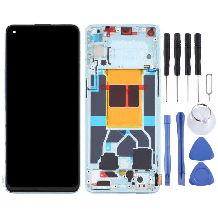 Original LCD Screen For OPPO Reno6 5G PEQM00 CPH2251 Digitizer Full Assembly with Frame (Green)